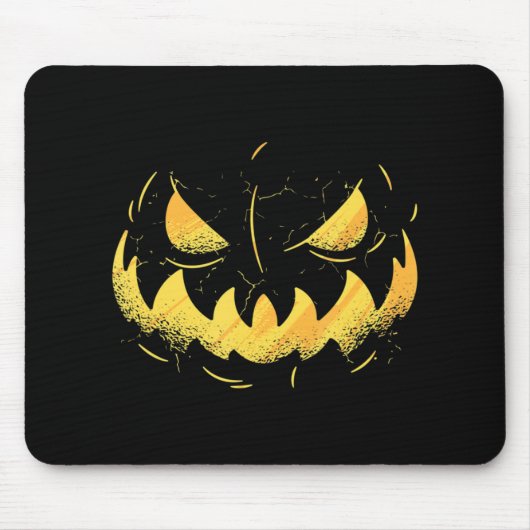 Kürbislaterne Beängstigende Kürbisgewächse Hallowe Mousepad (Vorne)
