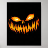 Kürbislaterne Beängstigende Kürbisgewächse Hallowe Poster (Vorne)