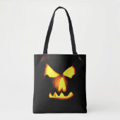 Kürbislaterne Face Print Halloween Tasche (Vorderseite)