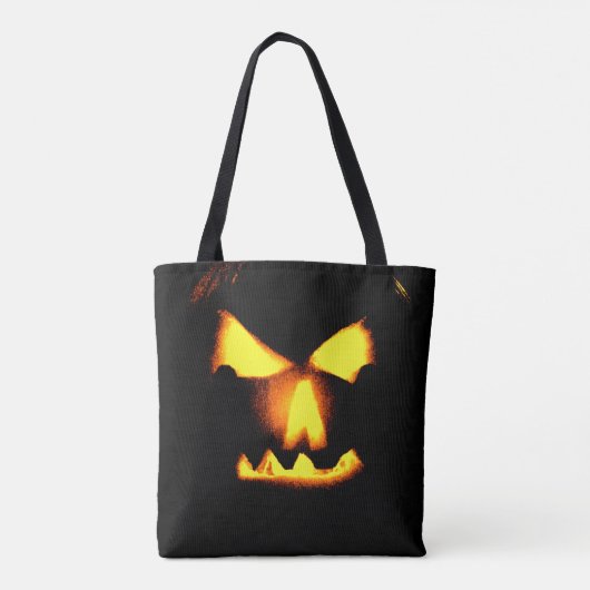 Kürbislaterne Face Print Halloween Tasche (Rückseite)