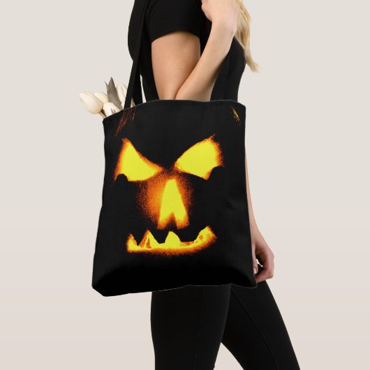 Kürbislaterne Face Print Halloween Tasche (Von Nahem)
