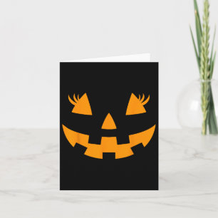 Kürbislaterne Face Pumpkin Eyelashes Hallowen Cos Karte