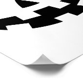 Kürbislaterne Face Pumpkin Eyelashes Hallowen Cos Poster (Ecke)