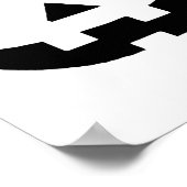 Kürbislaterne Face Pumpkin Eyelashes Hallowen Cos Poster (Ecke)