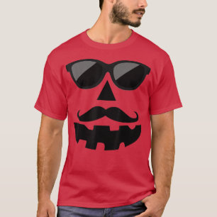 Kürbislaterne Face Pumpkin Eyelashes Hallowen Cos T-Shirt