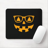 Kürbislaterne Face Sunglasses Brillen Halloween P Mousepad (Mit Mouse)