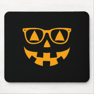 Kürbislaterne Face Sungles Gles Halloween Pumpkin Mousepad