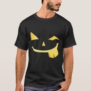 Kürbislaterne Funny Face Halloween Shirt