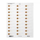 Kürbislaterne für das Pumpkin-Patch-Label (Vorne)