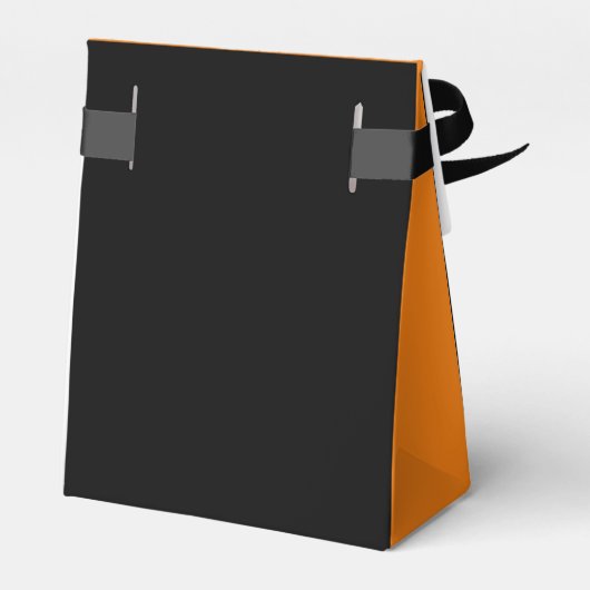 Kürbislaterne Gefecht Pumpkin Black Orange Hallowe Geschenkschachtel (Rückseite)