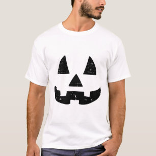 Kürbislaterne Gesicht Niedlich Halloween Kostüm Mä T-Shirt