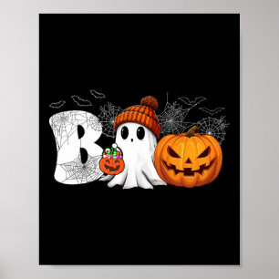 Kürbislaterne Ghost Boo Halloween Kostüme Boy Gi Poster