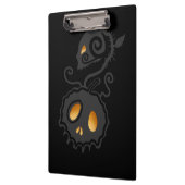 Kürbislaterne Glühen Klemmbrett (Links)