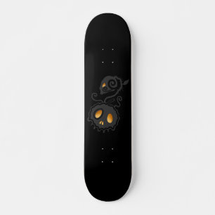 Kürbislaterne Glühen Skateboard