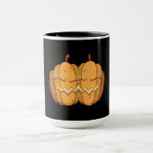 Kürbislaterne Halloween Design Tasse (Zentrum)