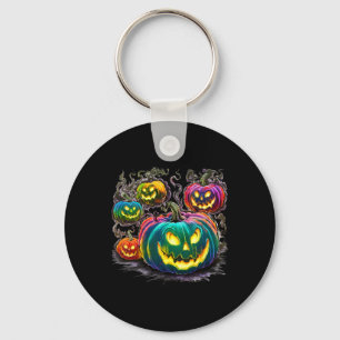 Kürbislaterne Halloween F Schlüsselanhänger
