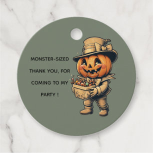 Kürbislaterne Halloween Geschenkanhänger