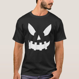 Kürbislaterne Halloween-Gesicht T-Shirt
