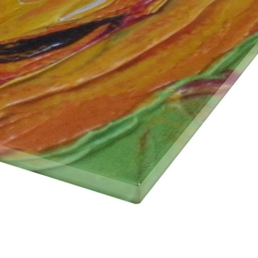 Kürbislaterne-Halloween-Kürbis-Ausschnitt-Brett Schneidebrett (Ecke)