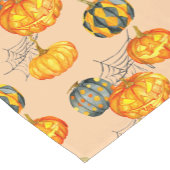 Kürbislaterne Halloween Kurzer Tischläufer (Ecke)