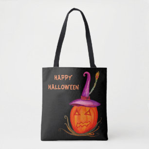 Kürbislaterne Halloween Tote Bag Tasche