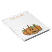 Kürbislaterne im Pumpkin-Patch-Editor Notizblock (angewinkelt)
