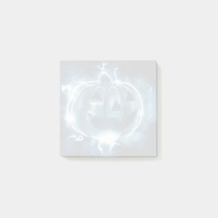 Kürbislaterne im Regen Post-it Klebezettel