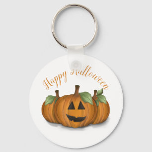 Kürbislaterne in Pumpkin Patch Schlüsselanhänger