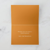 Kürbislaterne in Pumpkin PatchCard Karte (Innenseite)