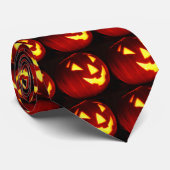 Kürbislaterne Krawatte (Gerollt)