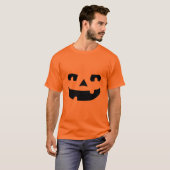 Kürbislaterne-Kürbis-Gesicht Halloween T-Shirt (Vorne ganz)