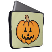 Kürbislaterne Laptopschutzhülle (Vorne Rechts)
