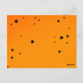 Kürbislaterne Manor Postkarte (Rückseite)