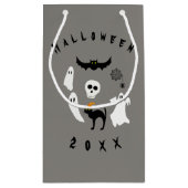 Kürbislaterne-Party Kleine Geschenktüte (Rückseite)