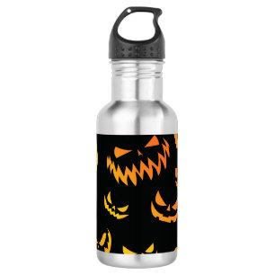 Kürbislaterne Pumpkin Face Edelstahlflasche
