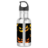 Kürbislaterne Pumpkin Face Edelstahlflasche (Rückseite)