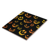 Kürbislaterne Pumpkin Face Fliese (Seite)