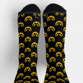 Kürbislaterne Pumpkin Face Gradient Socken (Oben)