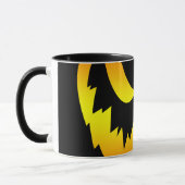 Kürbislaterne Pumpkin Face Gradient Tasse (Links)