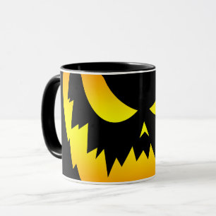 Kürbislaterne Pumpkin Face Gradient Tasse