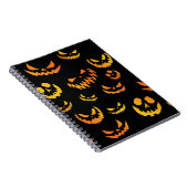 Kürbislaterne Pumpkin Face Notizblock (Rechte Seite)