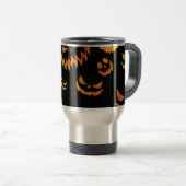 Kürbislaterne Pumpkin Face Reisebecher (VorderseiteRechts)