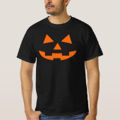 Kürbislaterne Pumpkin Face T - Shirt (Vorderseite)
