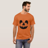 Kürbislaterne Pumpkin Face T-Shirt (Vorne ganz)