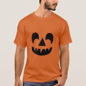 Kürbislaterne Pumpkin Face T-Shirt (Vorderseite)
