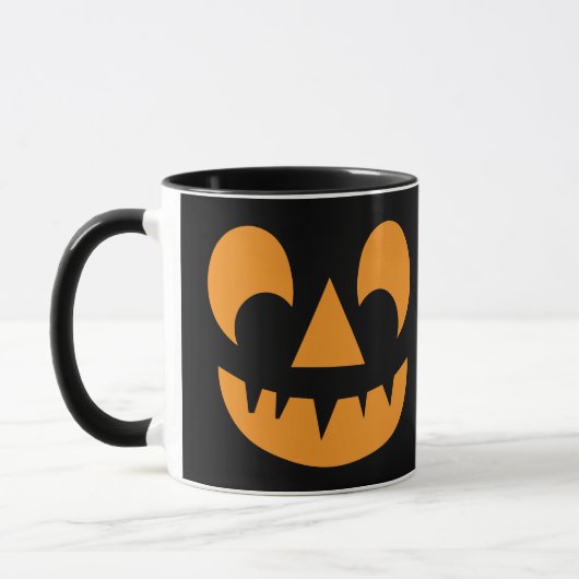Kürbislaterne Pumpkin Face Tasse (Links)