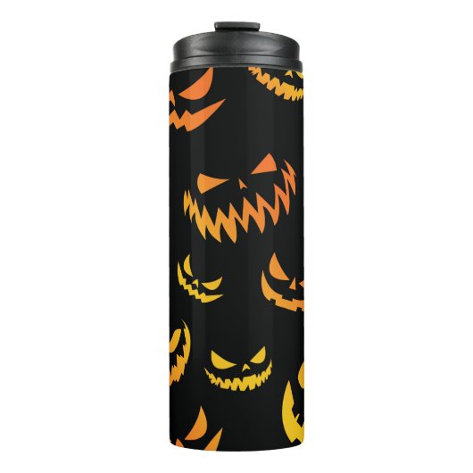 Kürbislaterne Pumpkin Face Thermosbecher (Vorderseite)