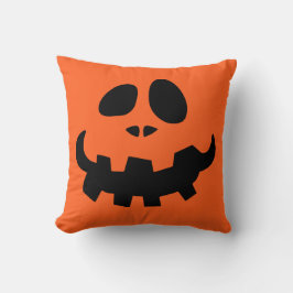 Kürbislaterne Pumpkin Face Throw Kissen