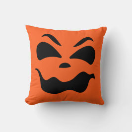 Kürbislaterne Pumpkin Face Throw Kissen