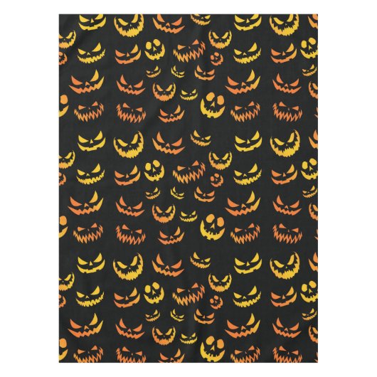 Kürbislaterne Pumpkin Face Tischdecke (Vorderseite)